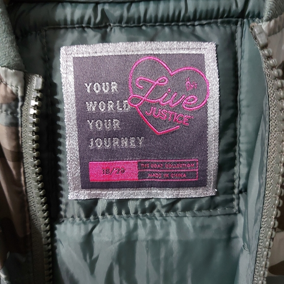 Live Justice Jackets size 18/20 boys Color camouflage - Picture 6 of 6